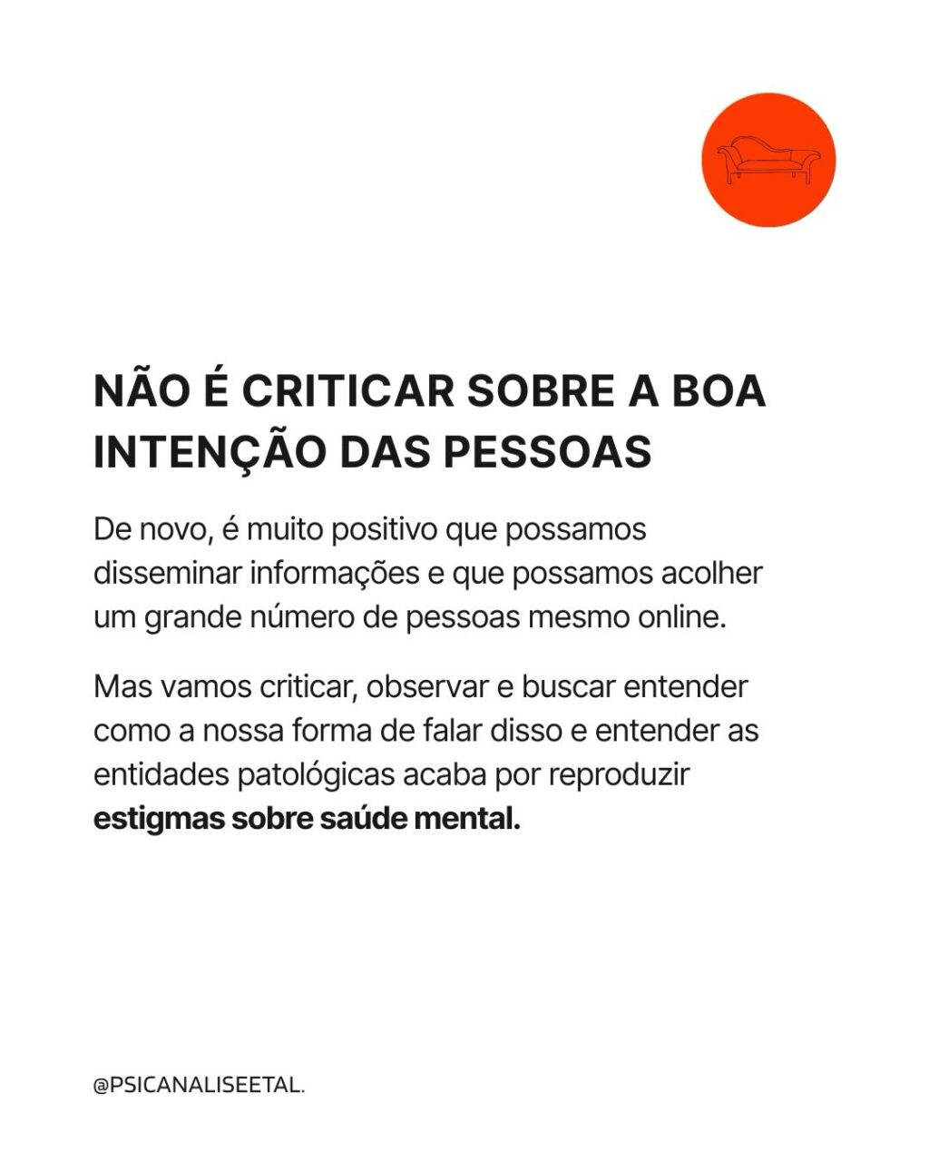 Instagram post from psicanaliseetal. This post is in position 9.